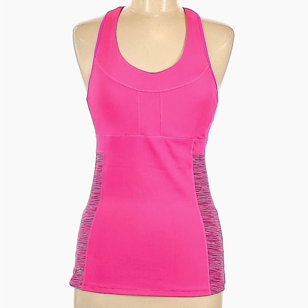 Athleta tank top with built-in bra, size small
